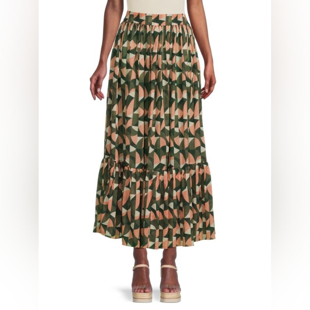 PATBO Plitka Geometric Maxi Skirt